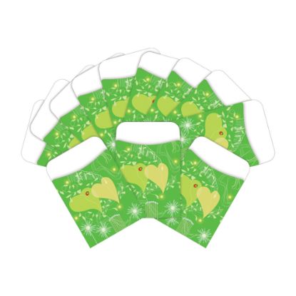 Picture of Barker Creek Peel & Stick Library Pockets, 3in x 5in, Go Green, Pack Of 60 Pockets