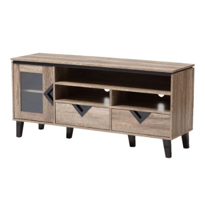 Picture of Baxton Studio Nikita TV Stand, Light Brown