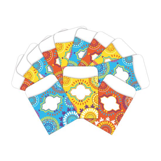 Picture of Barker Creek Peel & Stick Library Pockets, 3in x 5in, Moroccan, Pack Of 60 Pockets