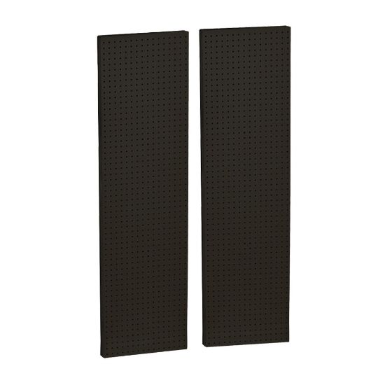 Picture of Azar Displays 1-Sided Pegboard Wall Panels, 60inH x 16-1/8inW x 7/8inD, Black, Pack Of 2 Panels