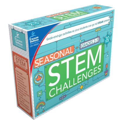 Picture of Carson-Dellosa STEM Challenges Learning Cards, Seasonal Themes, Grades 2-5