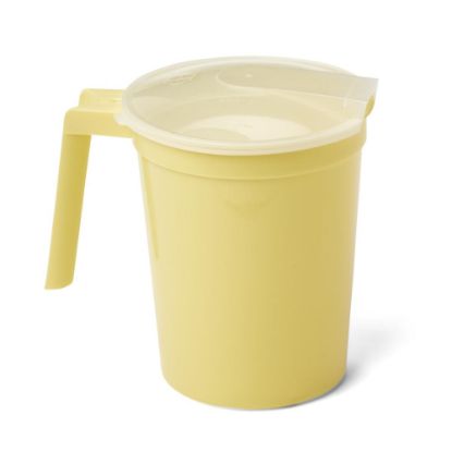 Picture of Medline Non-Insulated Plastic Pitchers, 32 Oz, Gold, Pack Of 100