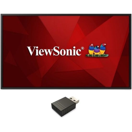 Picture of ViewSonic Commercial Display CDE5520-W1 - 4K 24/7 Operation, Integrated Software and WiFi Adapter - 350 cd/m2 - 55in - Commercial Display CDE5520-W1 - 4K 24/7 Operation, Integrated Software and WiFi Adapter - 350 cd/m2 - 55in