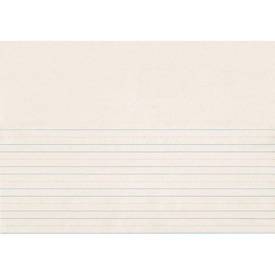 Picture of Pacon Newsprint Handwriting Paper, 18in x 12in, Ruled, White, 500 Sheets Per Ream