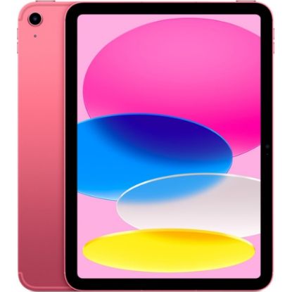 Picture of Apple iPad Tablet, 10.9in Touch Screen, 4GB Memory, 64GB Storage, 5G, Pink