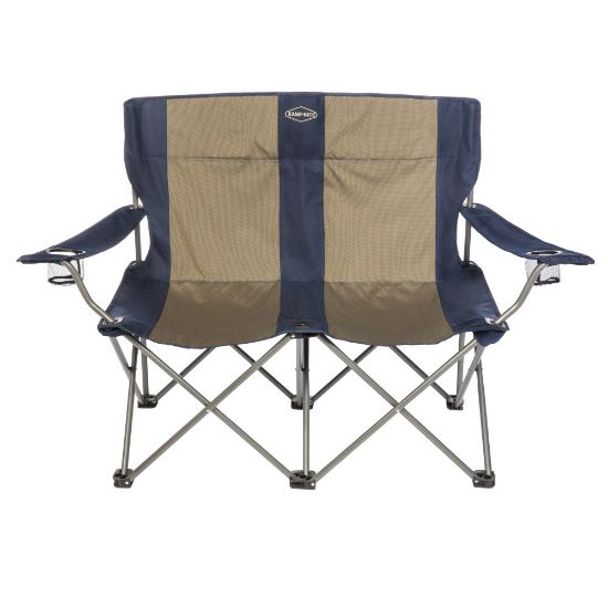 Picture of Kamp-Rite Double Folding Chair, Tan/Blue