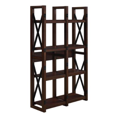 Picture of Ameriwood Home Wildwood 60inH 8-Shelf Bookcase/Room Divider, Espresso