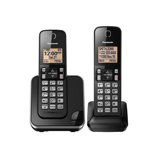 Picture of Panasonic DECT 6.0 Expandable Cordless Phone, 2 Handsets, KX-TGC352B