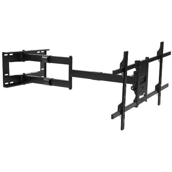 Picture of Mount-It! MI-372 Articulating TV Wall Mount With Extra-Long Extension For Screens 42 - 80in, 12inH x 37inW x 4-1/8inD, Black