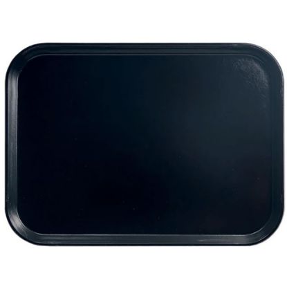 Picture of Cambro Fast Food Trays, 12in x 16-5/16in, Black, Pack Of 12 Trays