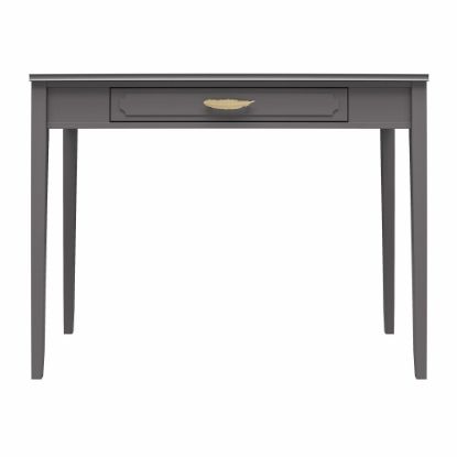 Picture of Ameriwood Home Stella 40inW Computer Desk, Gray/Gold