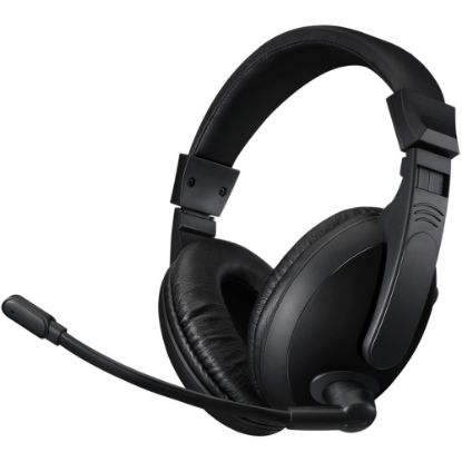 Picture of Adesso Xtream H5U - USB Stereo Headset with Microphone - Noise Cancelling - Wired- Lightweight - Works with Computer, Tablet and Smartphone. Ideal for Zoom, Microsoft Team, Skype, Webex, Google Meet