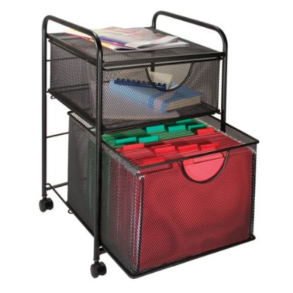 Picture of Innovative Storage Designs Mesh Hanging File And Storage Cart