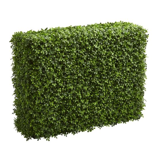 Picture of Nearly Natural Boxwood 39inH Artificial Indoor/Outdoor Hedge, 39inH x 29inW x 14inD, Green