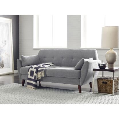 Picture of Serta Artesia Collection Sofa, Smoke Gray/Chestnut