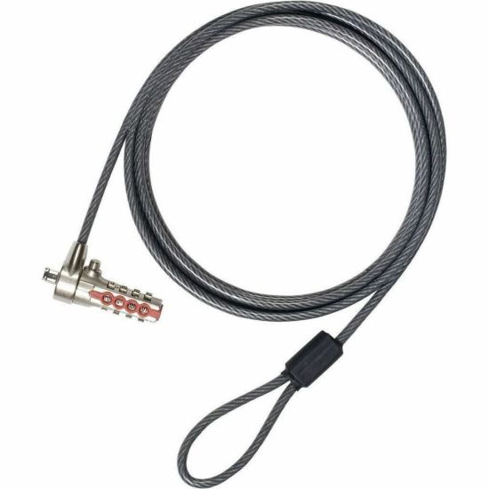 Picture of Targus DEFCON T-Lock Serialized Combo Cable Lock, 6.5ft