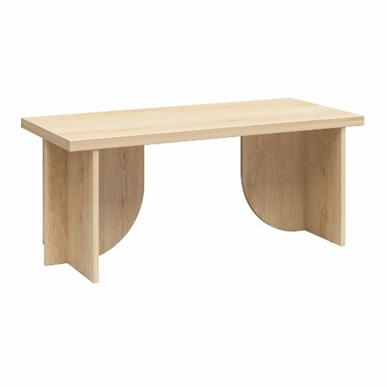 Picture of Ameriwood Home Novogratz Voler Coffee Table, 16-3/4inH x 41-1/2inW x 18-15/16inD, Light Oak