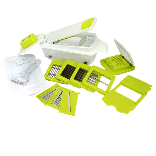 Picture of MegaChef 8-in-1 Multi-Use Slicer Chopper, Green