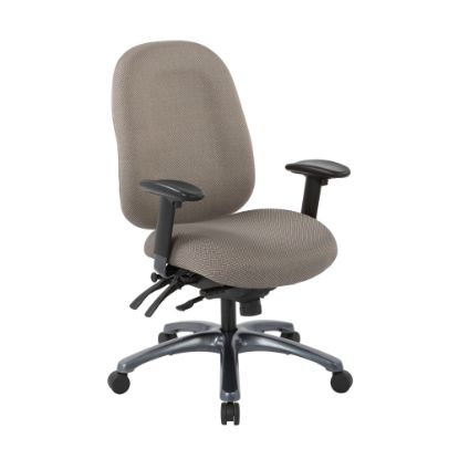 Picture of Office Star Multi-Function High-Back Fabric Task Chair, Gold Dust