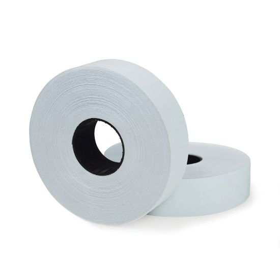 Picture of Office Depot Brand 2-Line Price-Marking Labels, White, 1,750 Labels Per Roll, Pack Of 2 Rolls