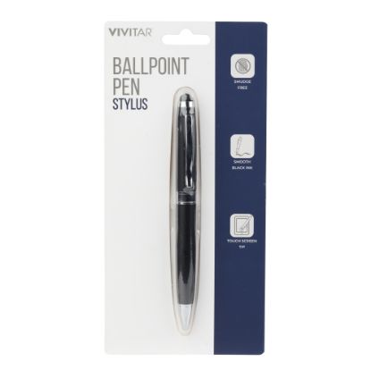 Picture of Vivitar Ballpoint Pen Stylus, Black, NIL7004-BLK-STK-24