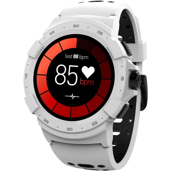 Picture of MyKronoz ZeSport2 Smartwatch, White/Black, KRZESPORT2-WHT/BK