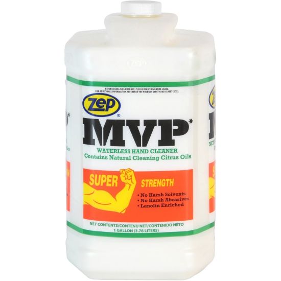 Picture of Zep Commercial MVP Waterless Liquid Hand Soap Cleaner, 128 Oz Bottle