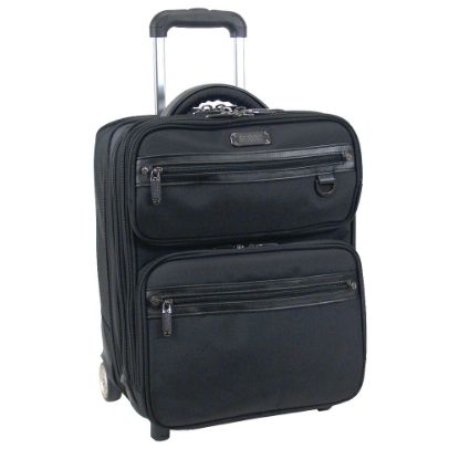 Picture of Kenneth Cole Reaction Vertical Wheeled Overnighter For Laptops Up To 17in, Black