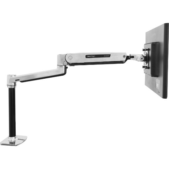 Picture of Ergotron Sit-Stand Desk Mounting Arm For Flat-Panel Displays, Polished Aluminum