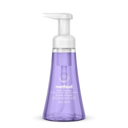 Picture of Method Foaming Hand Soap - French Lavender ScentFor - 10 fl oz (295.7 mL) - Pump Bottle Dispenser - Dirt Remover - Hand - Lavender - Paraben-free, Phthalate-free, Triclosan-free - 6 / Carton