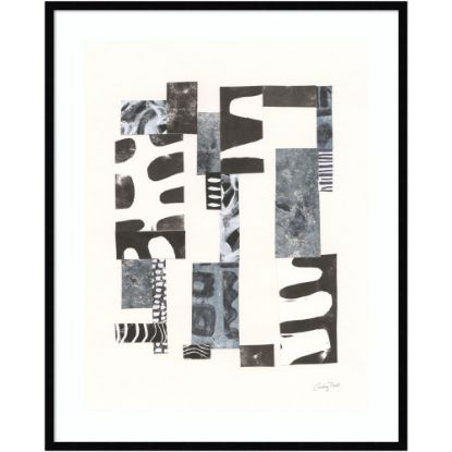 Picture of Amanti Art Overlap II by Courtney Prahl Wood Framed Wall Art Print, 33inW x 41inH, Black