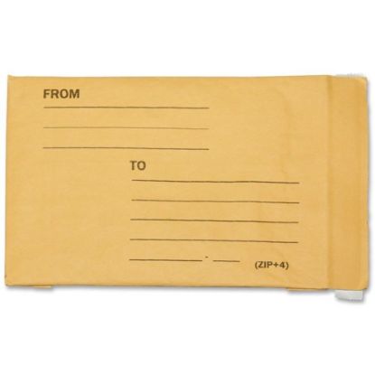 Picture of SKILCRAFT Kraft Lightweight Cushioned Mailers, 6in x 10in, Kraft, Pack Of 200 (AbilityOne 8105-00-117-9860)