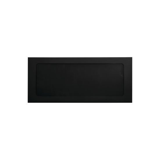 Picture of LUX #10 Envelopes, Full-Face Window, Peel & Press Closure, Midnight Black, Pack Of 250