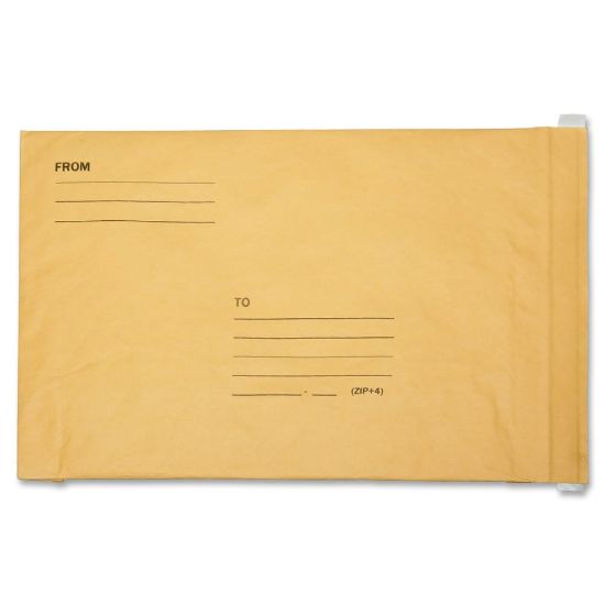 Picture of SKILCRAFT Lightweight Paper-Cushioned Mailers, 10 1/2in x 16in, Kraft, Pack Of 100 (AbilityOne 8105-00-281-1436)