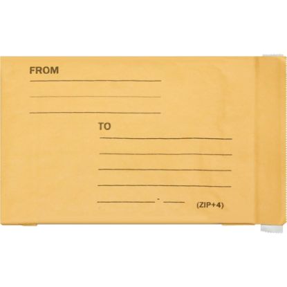 Picture of SKILCRAFT Lightweight Paper-Cushioned Mailers, 6in x 10in, Kraft, Pack Of 250 (AbilityOne 8105-00-290-0340)