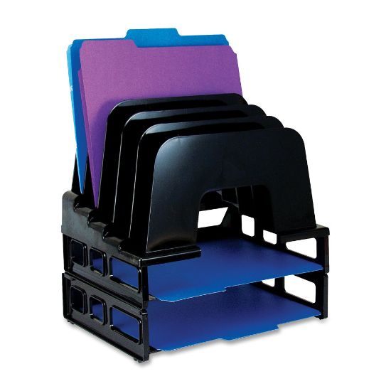 Picture of OIC Tray/Incline Sorter Combo, Black