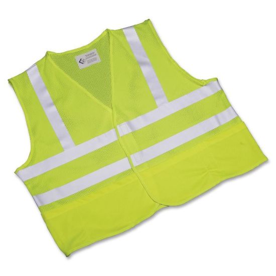 Picture of SKILCRAFT 360? Visibility Safety Vest, X-Large, Yellow/Lime (AbilityOne 8415-01-598-4870)