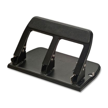 Picture of OIC Heavy-Duty Padded Handle 3-Hole Punch, Black