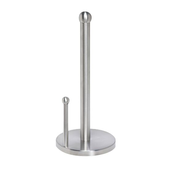 Picture of Honey-Can-Do Paper Towel Holder, 14inH x 6 1/8inW x 6 1/8inD, Stainless Steel