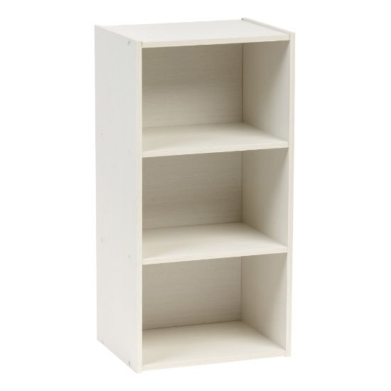 Picture of IRIS 3-Cube Modular Shelf Storage, 28-7/8inH x 14-7/16inW x 11-7/16inD, White