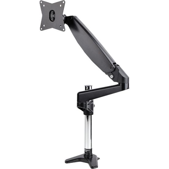 Picture of StarTech.com Desk Mount Monitor Arm for Single VESA Display 32in , 8kg/17.6lb, Full Motion Articulating & Height Adjustable, C-Clamp/Grommet - VESA 75X75/100x100mm single monitor arm