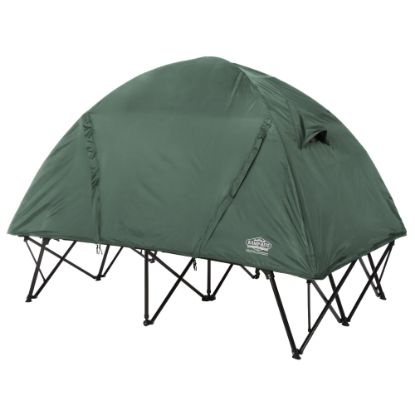 Picture of Kamp-Rite Double Compact Tent Cot, 59inH x 85inW x 55inD, Green