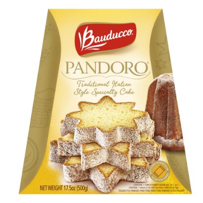 Picture of Bauducco Foods Pandoro Specialty Cakes, 17.5 Oz, Case Of 12 Boxes