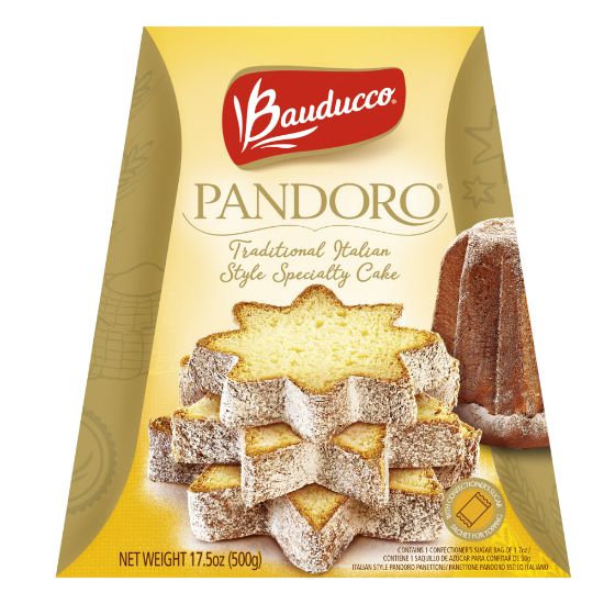 Picture of Bauducco Foods Pandoro Specialty Cakes, 17.5 Oz, Case Of 12 Boxes