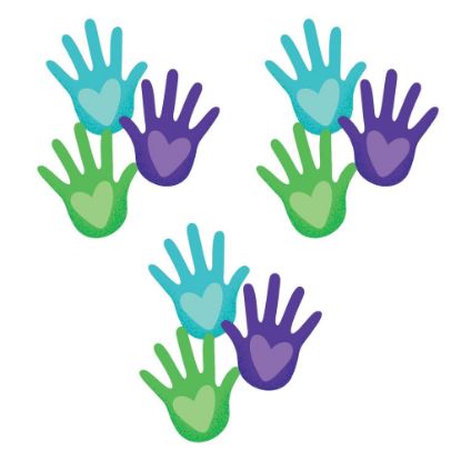 Picture of Carson Dellosa Education Cut-Outs, One World Hands With Hearts, 36 Cut-Outs Per Pack, Set Of 3 Packs