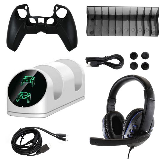 Picture of GameFitz 10-In-1 Accessories Kit For PlayStation 5