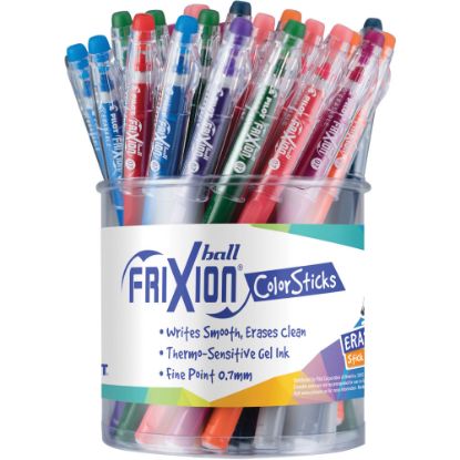 Picture of Pilot FriXion Ball ColorSticks Erasable Ballpoint Pens, Pack of 48, Medium Point, 0.7 mm, Assorted Colors