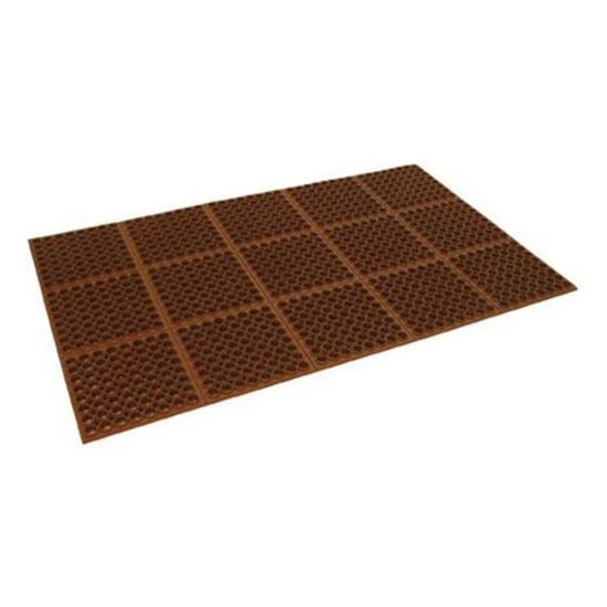 Picture of Cactus Mat Co. Floor Mat, 7/8inH x 3ftW x 5-d, Red