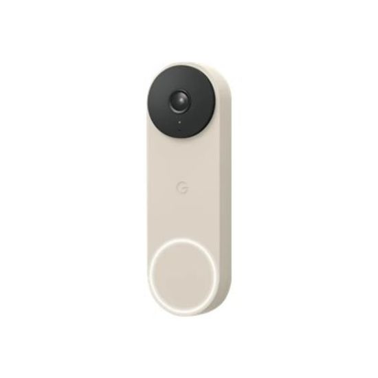 Picture of Google Nest 2nd gen - Smart doorbell - with camera - wired - wireless - 802.11a/b/g/n/ac, Bluetooth LE - 2.4 Ghz, 5 GHz - linen