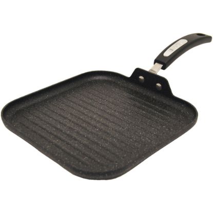 Picture of The Rock 10in Grill Pan with Bakelite Handles - Grilling, Cooking - Dishwasher Safe - Oven Safe - Black - Bakelite Handle - 6 / Case